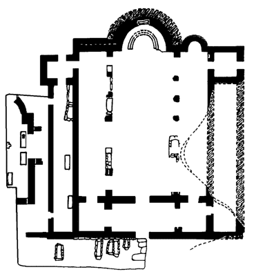 План базилики св. Константина и Елены.