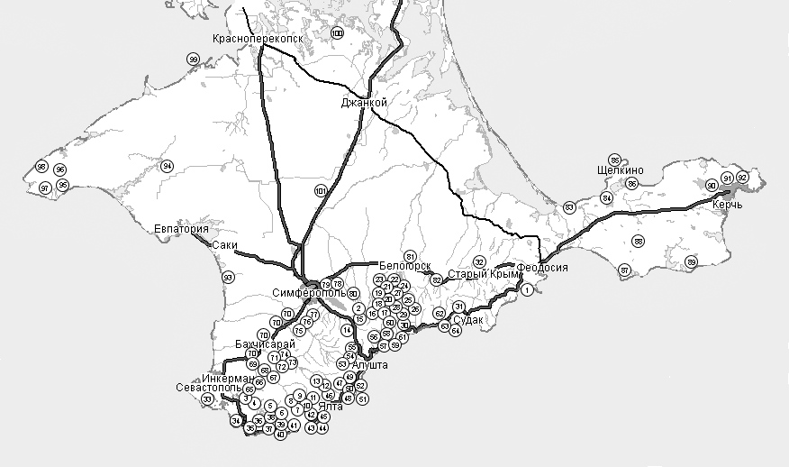 Река арманка крым карта